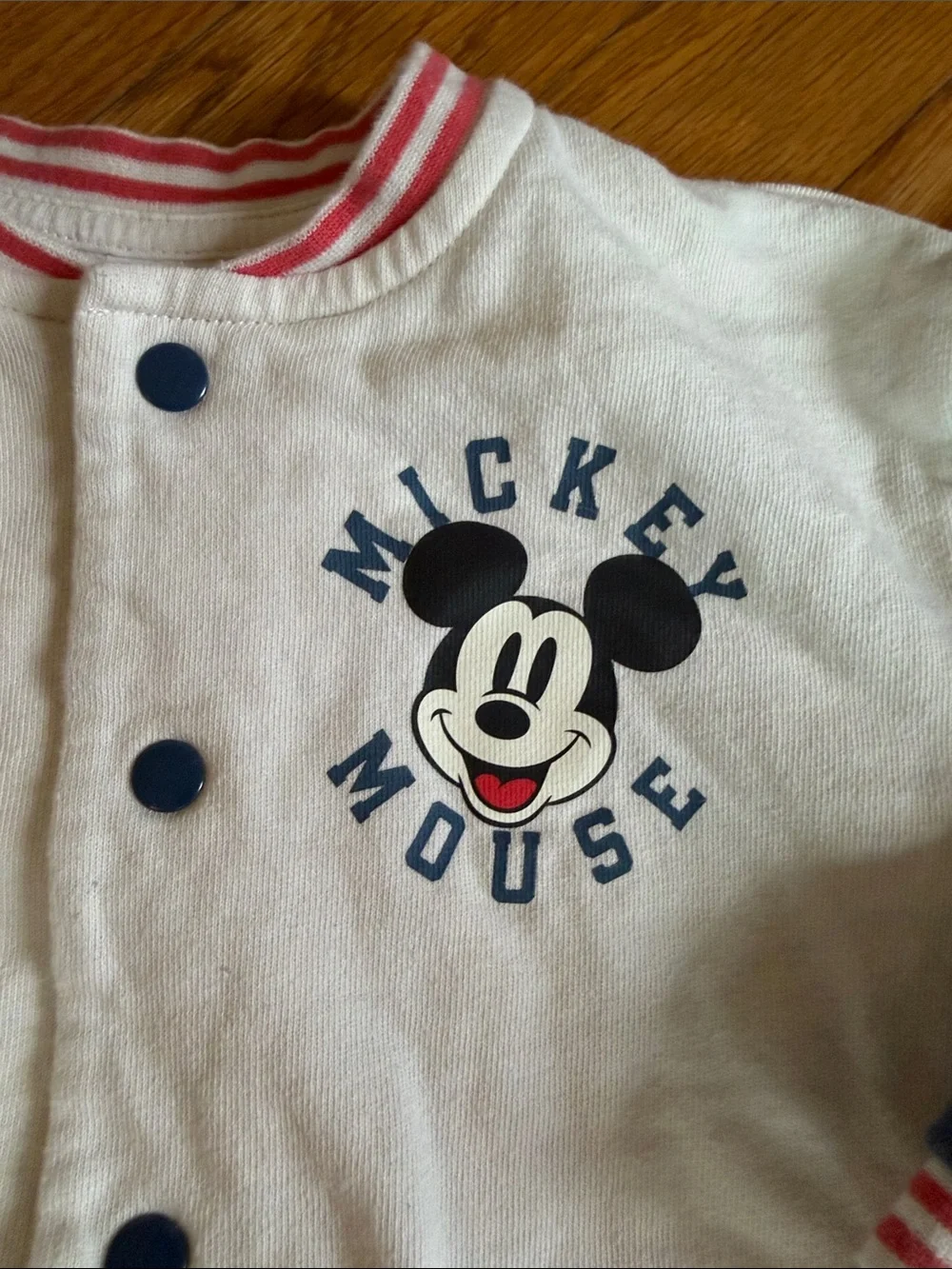 H&M Mickey “Varsity” Jacket